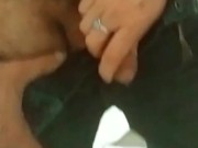 Morning pee neighbor hadn't felt a dick before 13/16