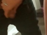 Morning pee neighbor hadn't felt a dick before 14/16