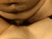 Кончил на чулки! Громко стонет шлюшка! 7/16