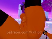 Oily Babe In Just A Shirt In Pool Strips Down Roll Grind Hips Hentai POV Lap Dance Thicc Thighs 16/16