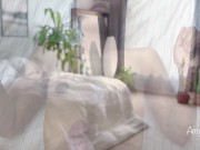 Amazing Handjob Ends With Cum on Her Tiny Tits Amateur AmyGabe 16/16