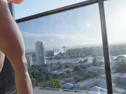 SecretCrush4K - Fucking Dildo On Gold Coast Queensland Balcony 1/16