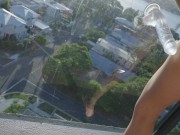 SecretCrush4K - Fucking Dildo On Gold Coast Queensland Balcony 10/16