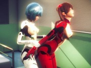 Asuka and Rei having hot lesbian sex(3D PORN)|Neon Genesis Evangelion 10/16