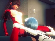 Asuka and Rei having hot lesbian sex(3D PORN)|Neon Genesis Evangelion 3/16