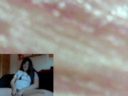 Your Italian giantess puts you inside her pussy with this endoscope 10/16