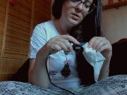 Your Italian giantess puts you inside her pussy with this endoscope 3/16