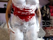 Short shaving cream all over my face and ass 3/16