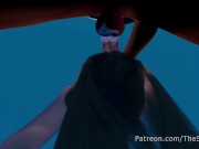 Crazy 3D Blowjob Face Fucking Virtual Reality Scene 14/16