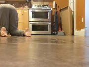 My housekeeper : naked on the floor on all fours ! 5/16