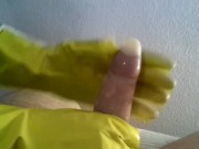 Große Ladung in meinen Handschuh bekommen 8/16