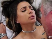 Hardcore Anal Drilling For An All Natural Hot Brunette Who Loves Being Watched 16/16