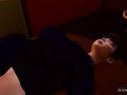 I Fuck my Horny Lesbian Girlfriend in the Middle of a Restaurant - Sexual Hot Animations 4/16