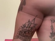 pantyhose x big dildo play 4/16