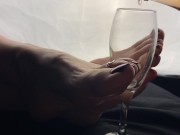  ASMR: SEXY FEET, CHAMPAGNE & LICKING 11/16