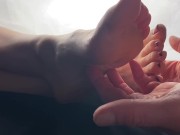  ASMR: SEXY FEET, CHAMPAGNE & LICKING 3/16