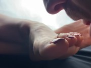  ASMR: SEXY FEET, CHAMPAGNE & LICKING 6/16