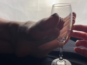  ASMR: SEXY FEET, CHAMPAGNE & LICKING 9/16