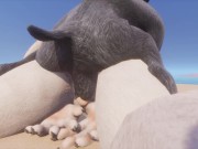 Wild Life / Kira Lion Furry gets Facefucked 10/16