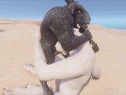 Wild Life / Kira Lion Furry gets Facefucked 2/16