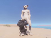 Wild Life / Kira Lion Furry gets Facefucked 3/16