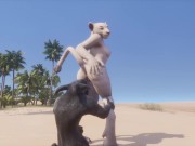 Wild Life / Kira Lion Furry gets Facefucked 4/16