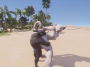 Wild Life / Kira Lion Furry gets Facefucked 5/16