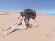 Wild Life / Kira Lion Furry gets Facefucked 7/16