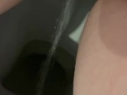 Girl pissing desperation long piss squirt 7/16