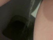 Girl pissing desperation long piss squirt 9/16