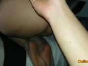 Fucking in the room whit this BABE LATINA - CUM on her NATURAL TITS 1/16