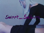 Азиатская красотка скачет на члене как наездница и получает сперму в рот 1/16