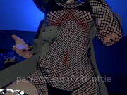 Fishnet Blindfold Strip Brunette POV Lap Dance and Ride Body Rolls 4/16