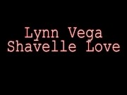 Pervy Tongue Fuckers Shavelle Love And Lynn Vega Use A Head Dildo Harness! 2/16