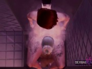 Best Sex in the Bathroom Compilation, February 2021 - Sexual Hot Animations 3/16