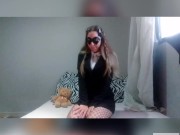 Just a cute student teasing and fingering for daddy :p 2/16