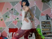 Ramona Flowers Striptease & Acrylic Chair Dance 3/16