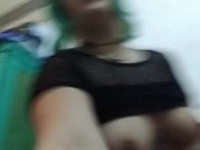 Onii-chan yamete kudasaii xd Jugando con mis tetas uwu 11/16