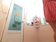 Cute lady puts on silver heels Masturbation Jerking off her pussy 16/16