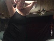 Goddessloves to bounce on big black cock! Moaning oral doggy  1/16