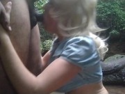 Angel Fowler True Cum Slut in Forest with Dani Danger Real BBC Swallow 12/16