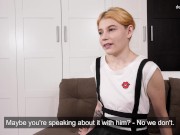 Russian ginger teen Felenk Roka first time masturbating 7/16