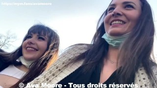 Ava Moore - We suck a in the toilet of a park in Lyon with Luna ...