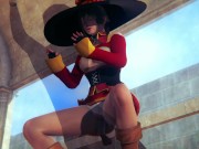 [KONOSUBA] Megumin loves to dominate you (3D PORN 60 FPS) 14/16