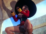 [KONOSUBA] Megumin loves to dominate you (3D PORN 60 FPS) 15/16