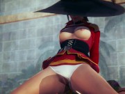 [KONOSUBA] Megumin loves to dominate you (3D PORN 60 FPS) 3/16