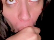 SEXY SLUT GETS SURPRISED WITH A MASSIVE FACIAL AFTER SUCKING DICK 4/16