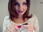 Sexy wet mouth with tongue tease 1/16