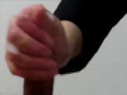 仕事終わりのパンスト素人OLによるぬるぬる手コキ責めに思わず射精 3/16