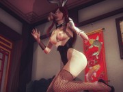 [FAIRY TAIL] Erza in bunny suit makes you cum (3D PORN 60 FPS) 6/16